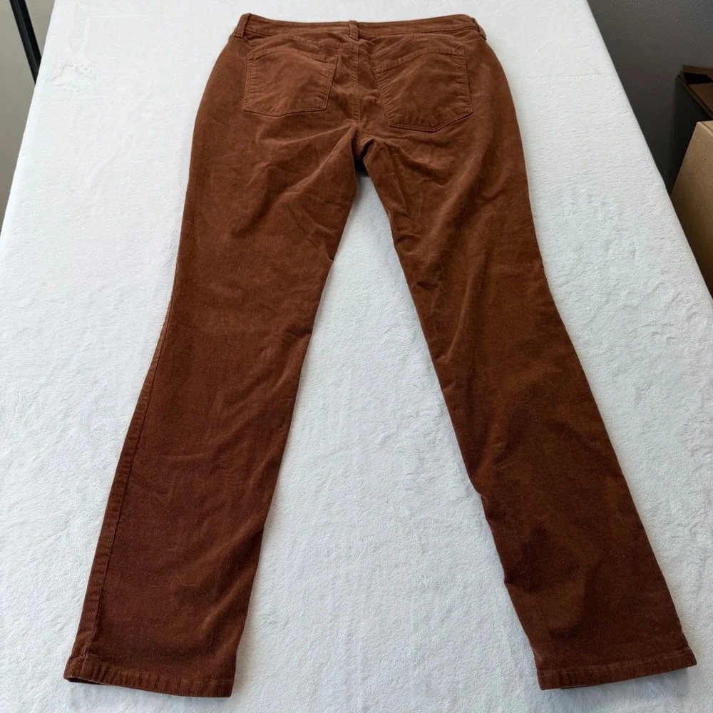 Sonoma Corduroy Pants Womens 10 Brown Good Stretch‎ Straight Leg 000213104